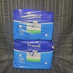 Prevail Daily Men's Guards 2 Packs Maximum Absorbency 28 Total NEW SEALED